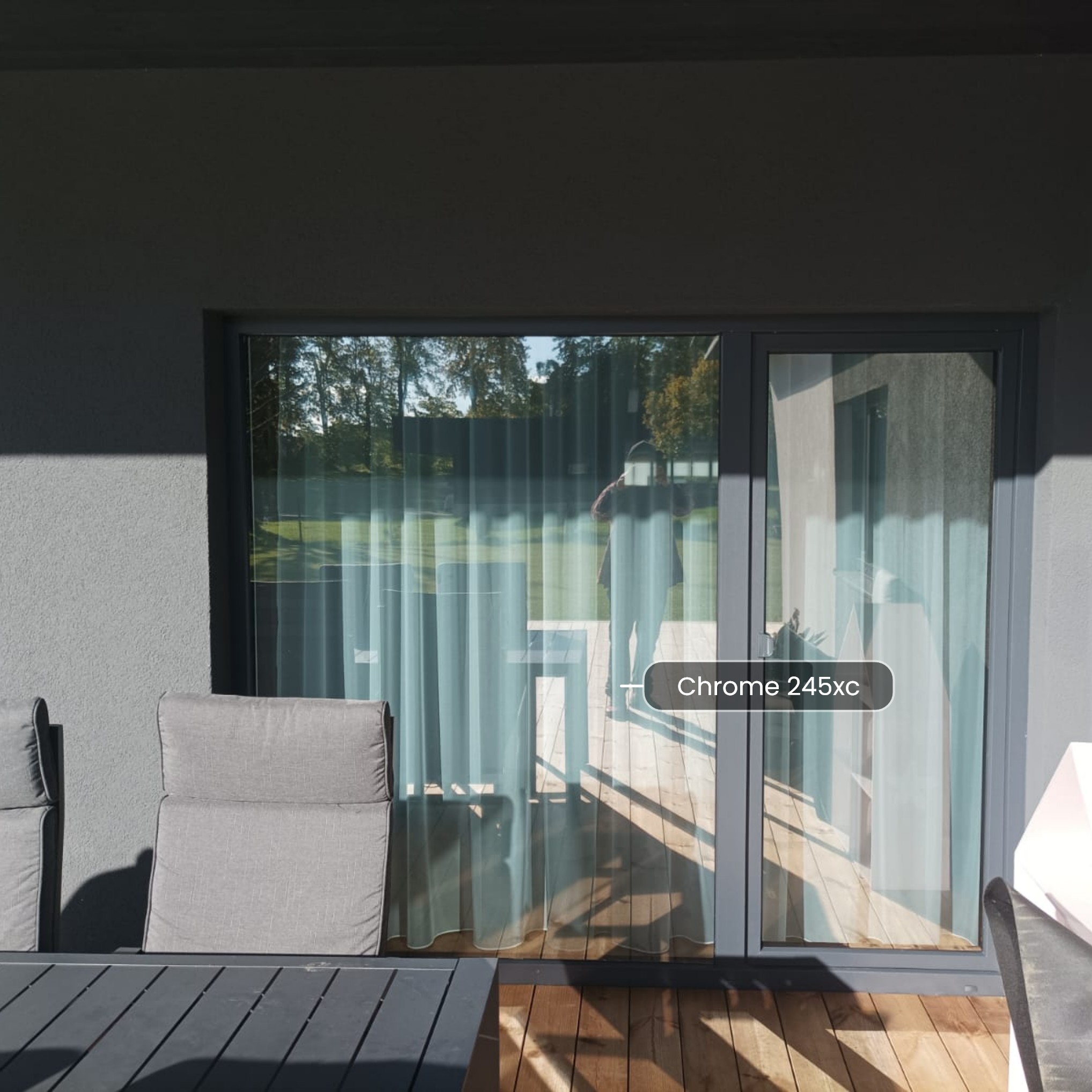 Tartu eramu - Solar Screen Chrome peegelkiled